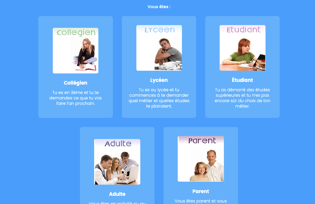 Faire le test d’orientation Kledou